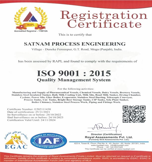 ISO 9001 certification